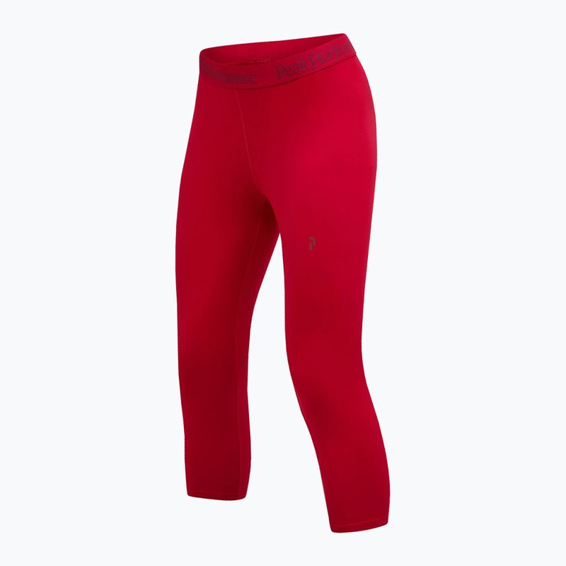 Leggings termici da donna Peak Performance Spirit Short John tech burgundy 5