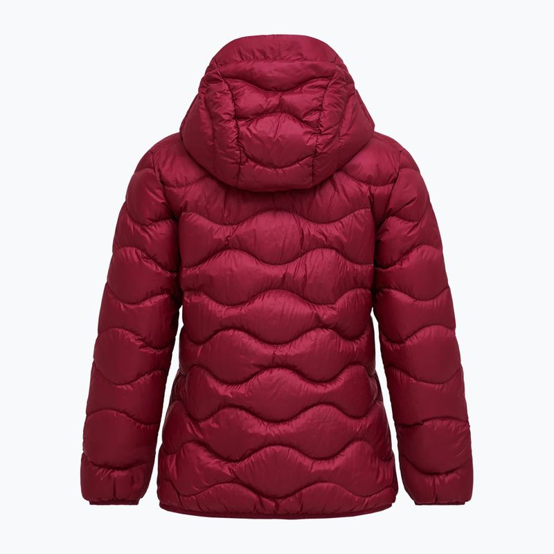 Piumino donna Peak Performance Helium Down Hood vertical zenith/tech burgundy 6