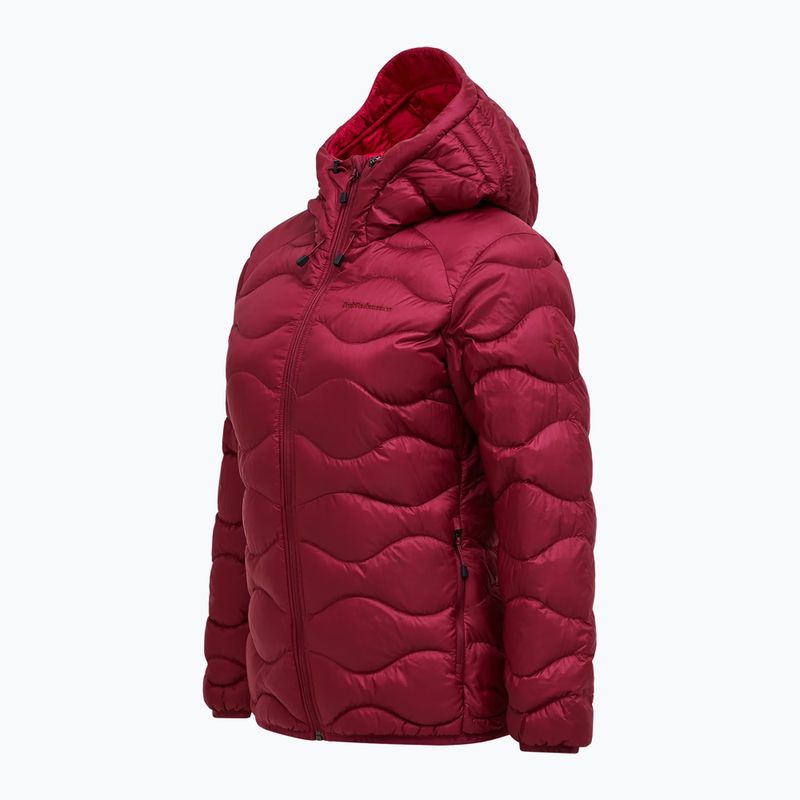 Piumino donna Peak Performance Helium Down Hood vertical zenith/tech burgundy 7