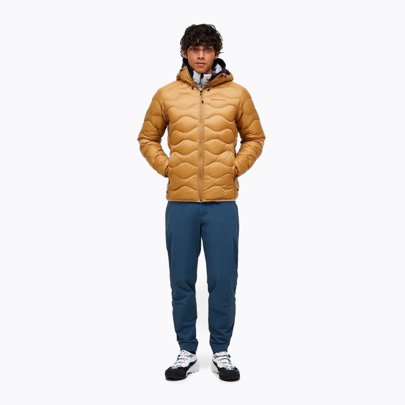 Piumino uomo Peak Performance Helium Down Hood sierra sand 2