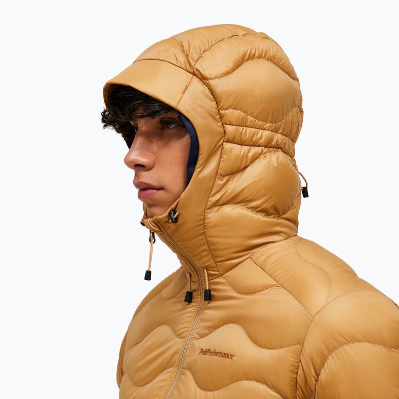 Piumino uomo Peak Performance Helium Down Hood sierra sand 5