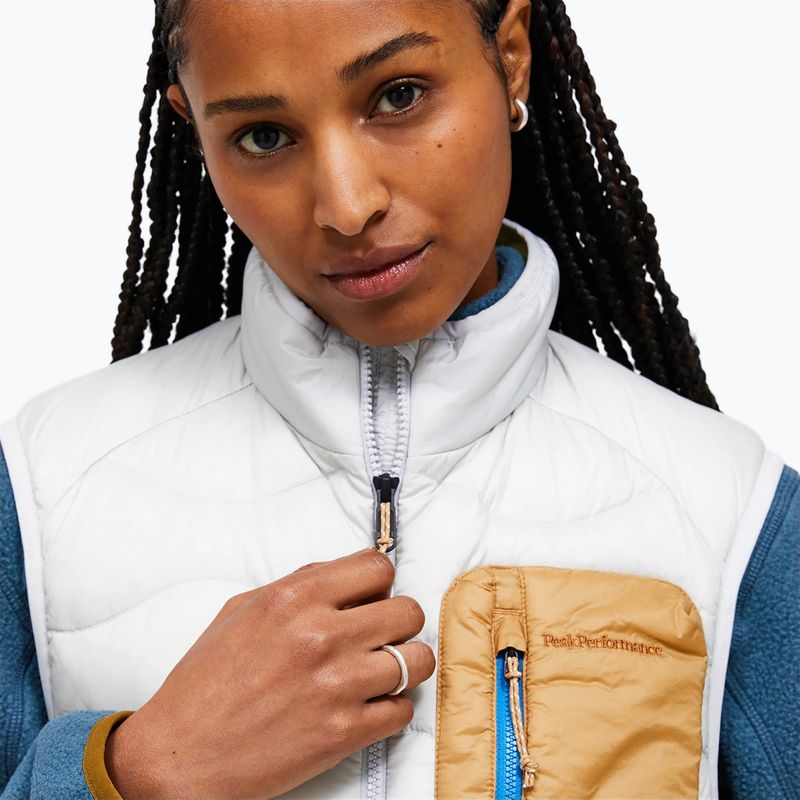 Gilet da donna Peak Performance Helium Utility Down Antarctica/Sierra Sand 4