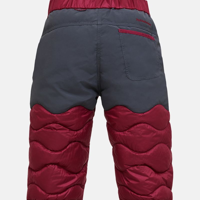 Pantaloncini imbottiti da donna Peak Performance Helium Down vertical zenith/motion grey 2
