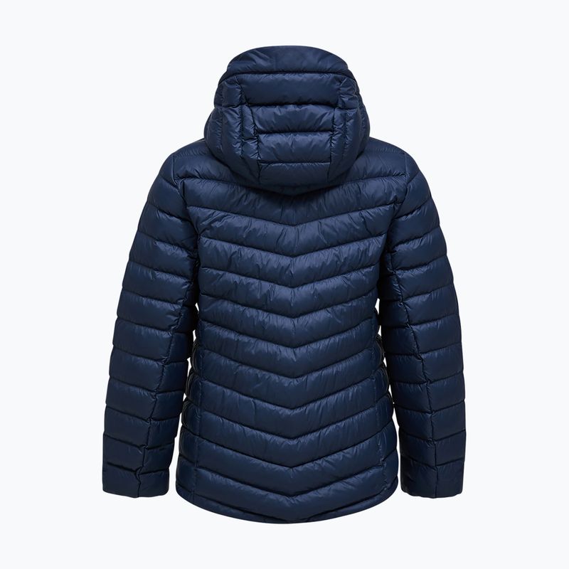 Piumino donna Peak Performance Frost Down Hood Jacket blue shadow 2
