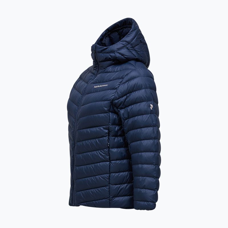 Piumino donna Peak Performance Frost Down Hood Jacket blue shadow 3