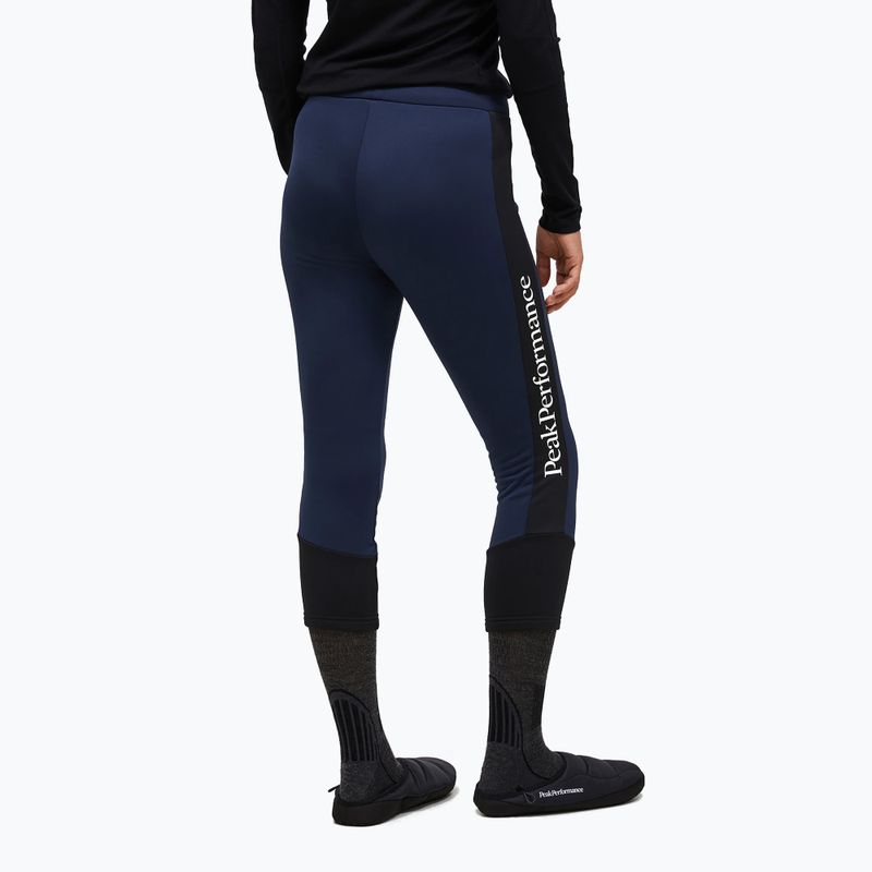 Pantaloni da sci donna Peak Performance Rider Essentials blue shadow/black 3