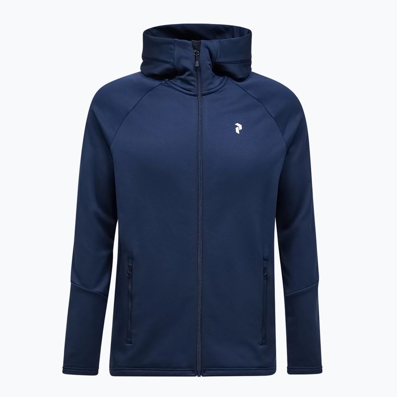 Felpa uomo Peak Performance Rider Essentials Zip Hood blue shadow/blue shadow 6