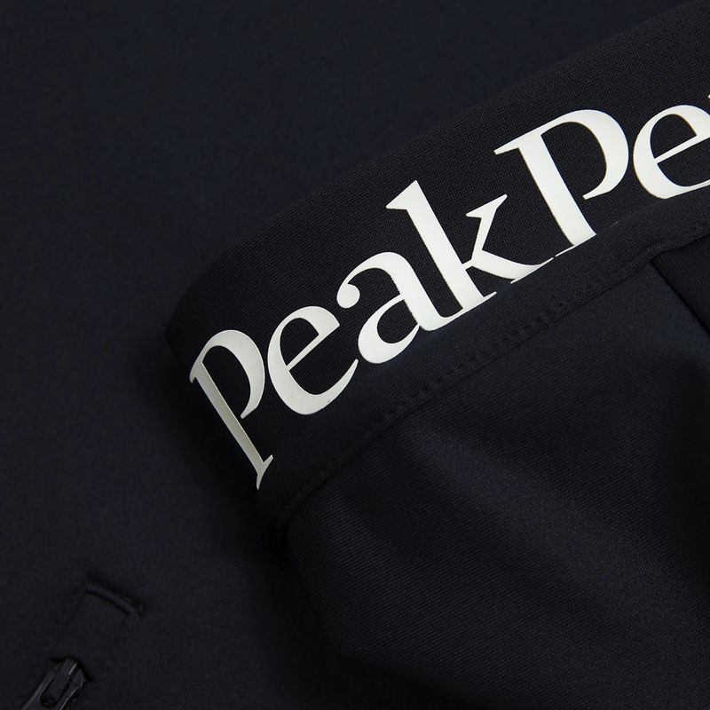 Felpa uomo Peak Performance Rider Essentials Zip Hood Black/Black 9