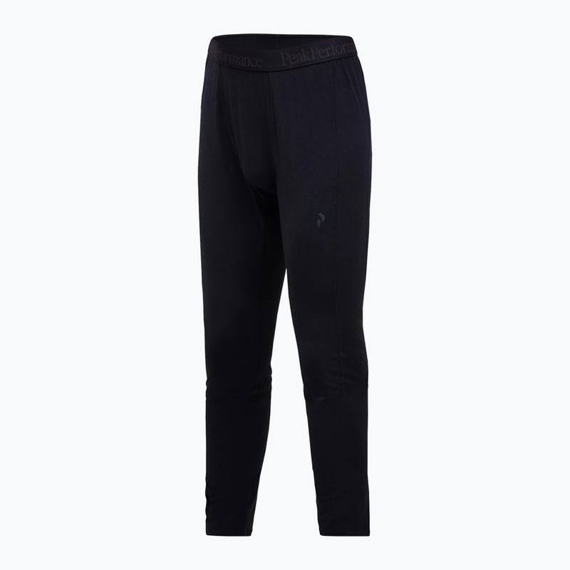Pantaloni termici da uomo Peak Performance Magic 7/8 Johns Long Wool-Blend Baselayer black/black 5
