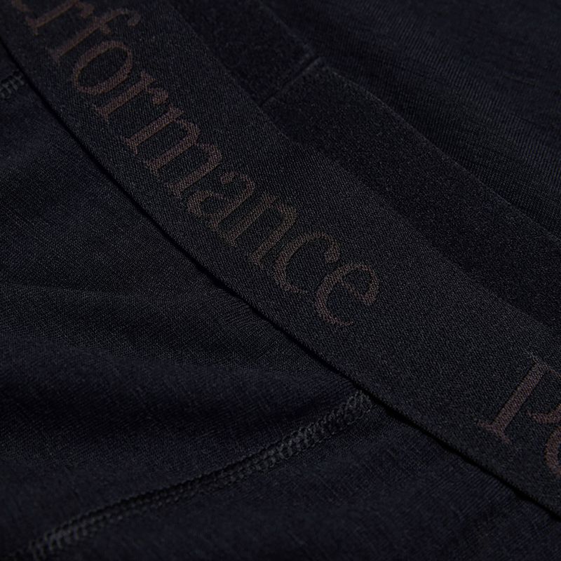 Pantaloni termici da uomo Peak Performance Magic 7/8 Johns Long Wool-Blend Baselayer black/black 6