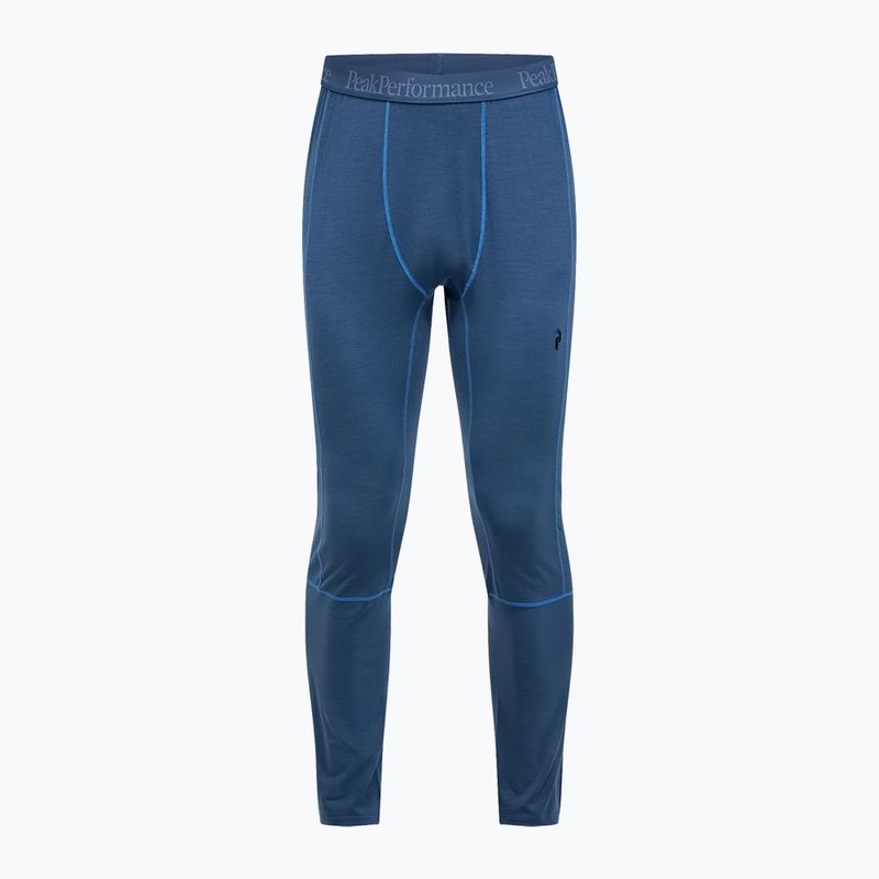 Pantaloni termici da uomo Peak Performance Magic 7/8 Johns Long Wool-Blend Baselayer mountain lake 3
