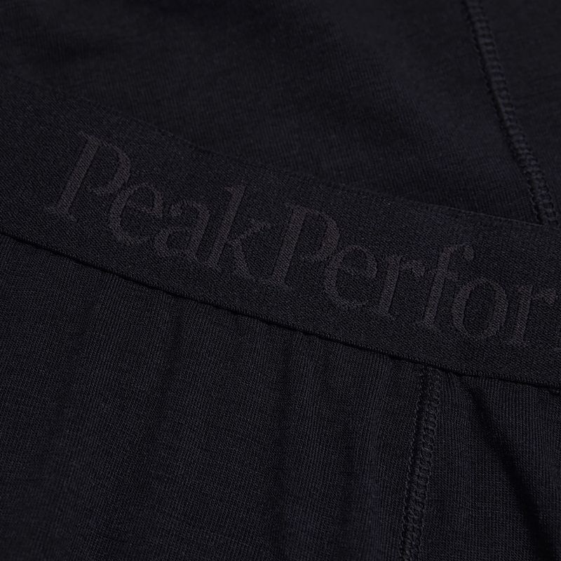 Pantaloni termici da uomo Peak Performance Magic 3/4 Johns Long Wool-Blend Baselayer black/black 6