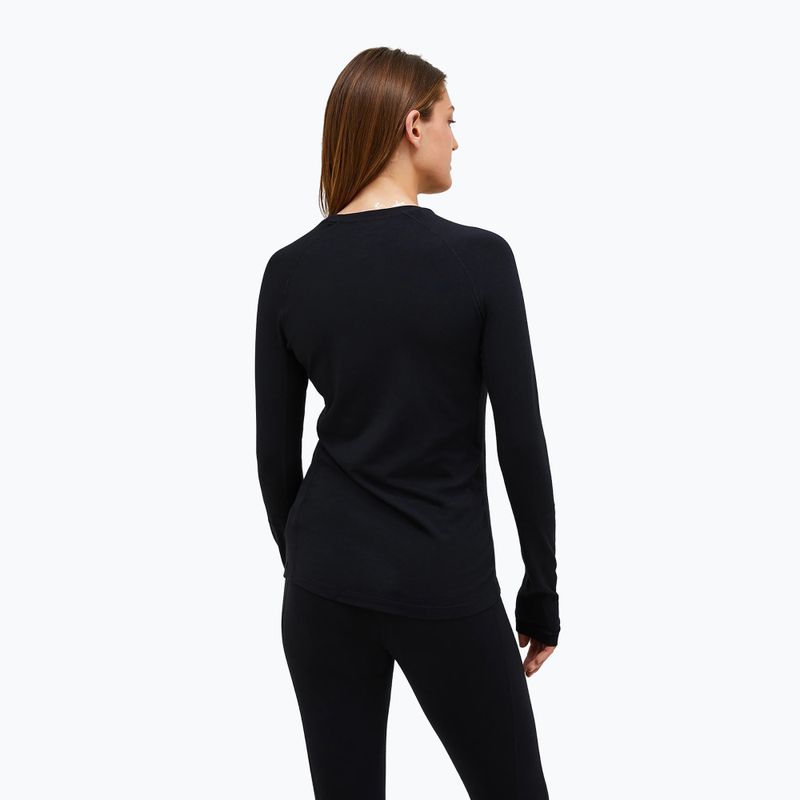 Maglia termica a maniche lunghe da donna Peak Performance Magic Crew Wool-Blend Baselayer black/black 2