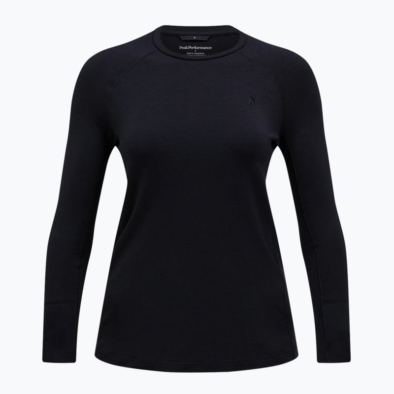 Maglia termica a maniche lunghe da donna Peak Performance Magic Crew Wool-Blend Baselayer black/black 3
