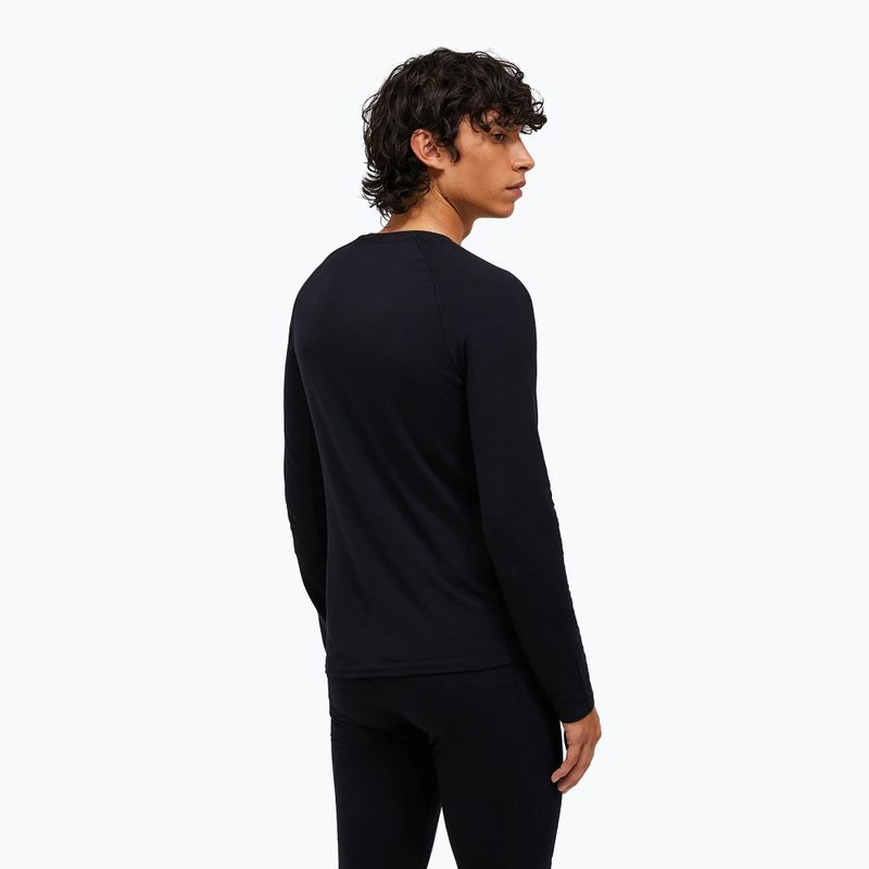Maglia termica a manica lunga da uomo Peak Performance Magic Crew Wool-Blend Baselayer black/black 2