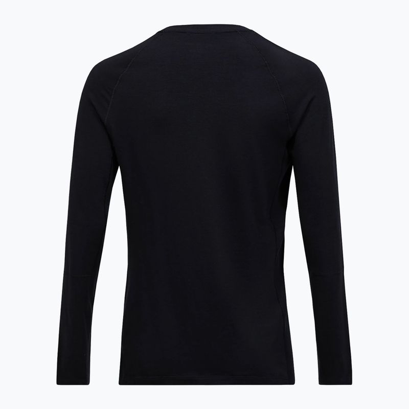 Maglia termica a manica lunga da uomo Peak Performance Magic Crew Wool-Blend Baselayer black/black 4