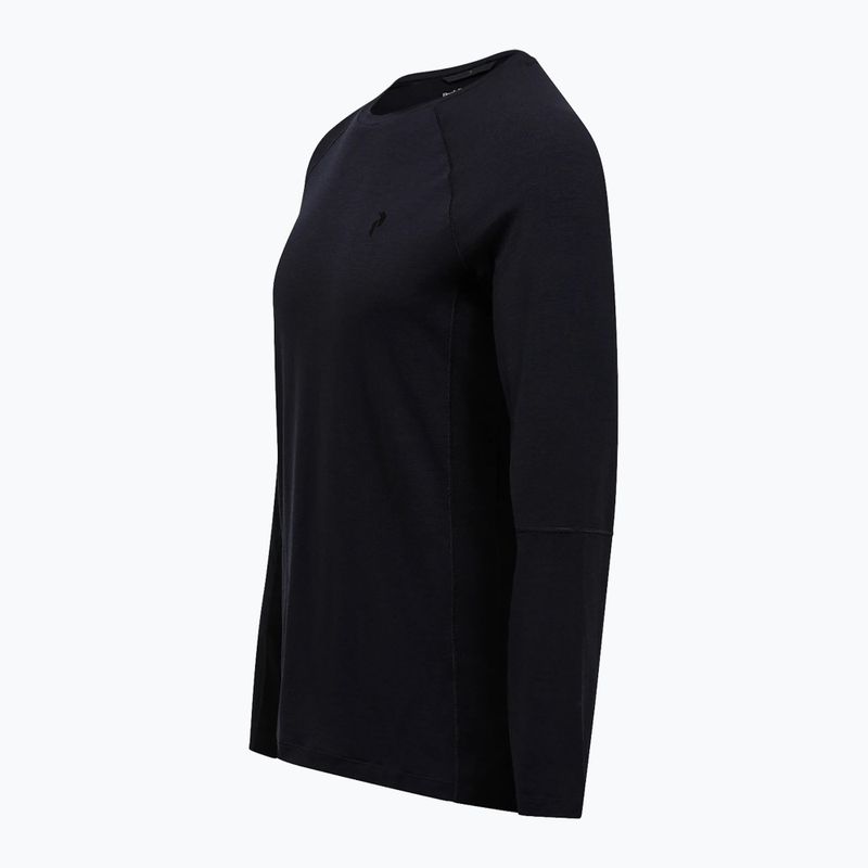 Maglia termica a manica lunga da uomo Peak Performance Magic Crew Wool-Blend Baselayer black/black 5