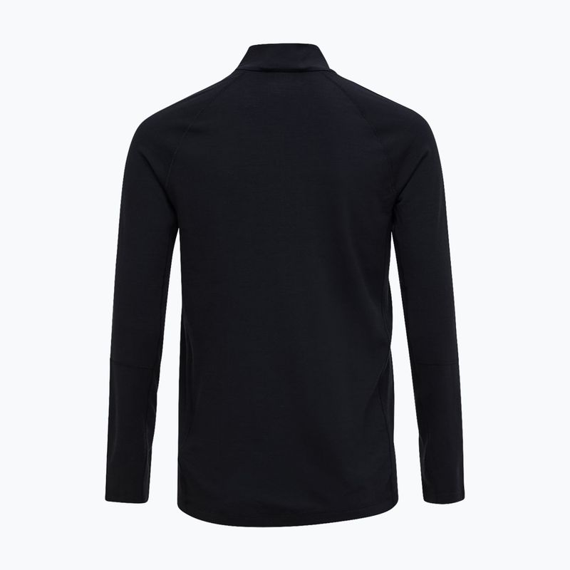 Felpa termica uomo Peak Performance Magic Half Zip Wool-Blend Baselayer black/black 4