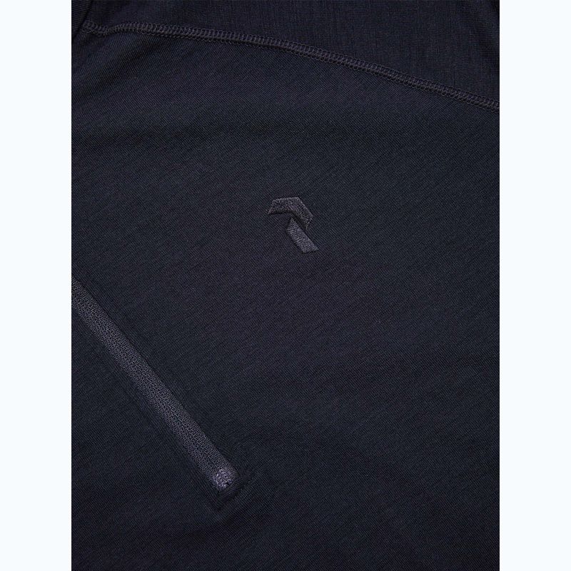 Felpa termica uomo Peak Performance Magic Half Zip Wool-Blend Baselayer black/black 6