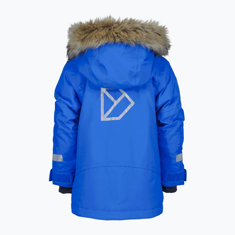 Didriksons Bjärven Parka blu caraibico giacca invernale per bambini 10