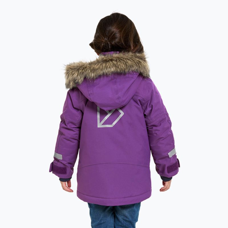 Giacca invernale Didriksons per bambini Bjärven Parka royal purple 2