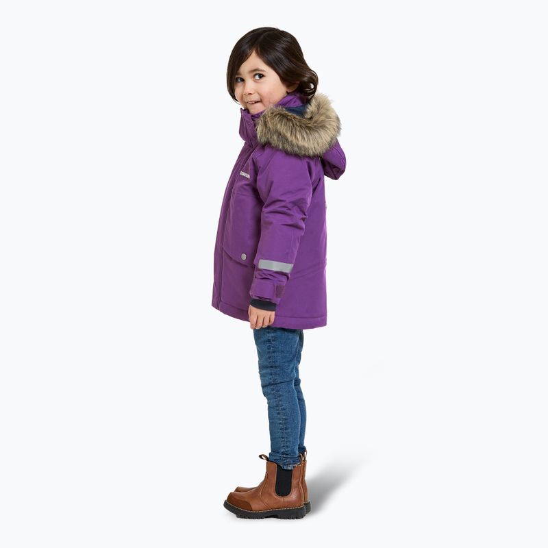 Giacca invernale Didriksons per bambini Bjärven Parka royal purple 3