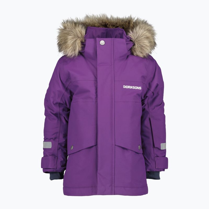 Giacca invernale Didriksons per bambini Bjärven Parka royal purple 9