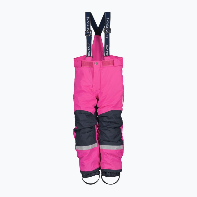 Pantaloni da sci Didriksons Idre in plastica rosa per bambini 7