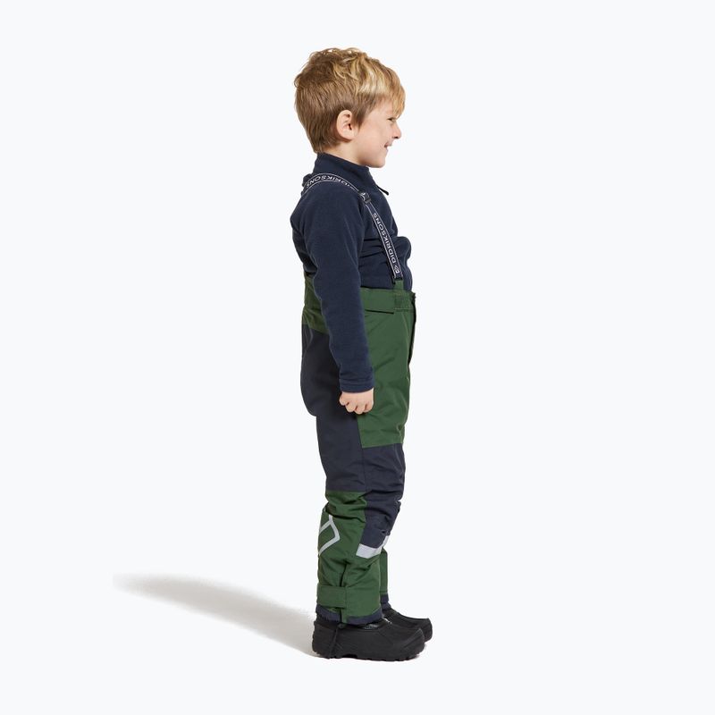 Pantaloni da sci Didriksons Idre verde pino per bambino 3