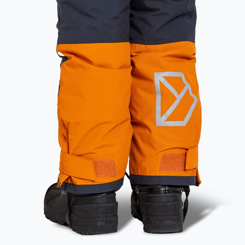 Pantaloni da sci per bambini Didriksons Idre orange jam 5