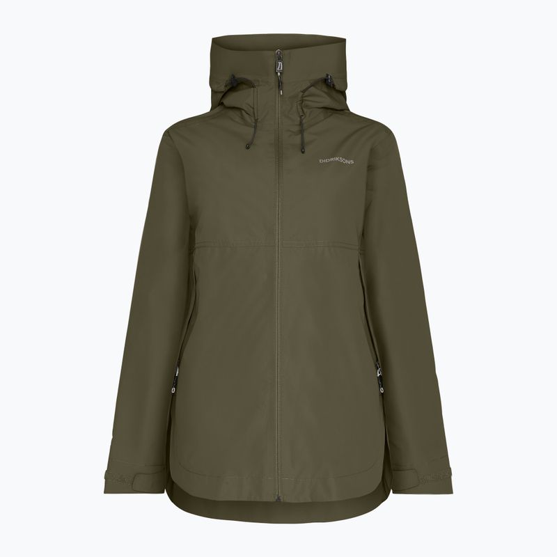 Giacca impermeabile da donna Didriksons Tilde 4 deep green