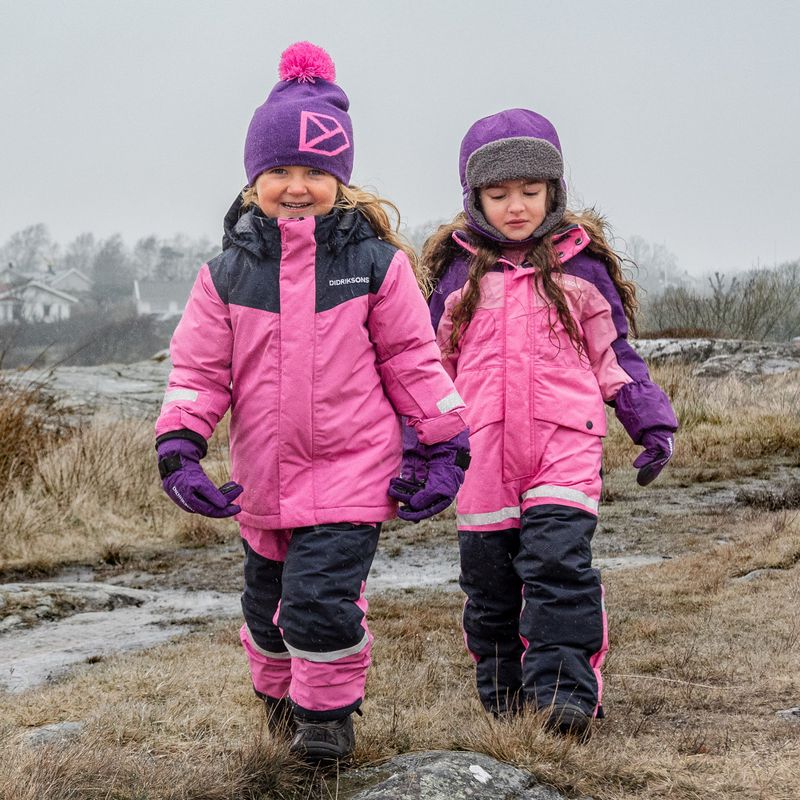 Didriksons Bjärven Cover dolce tuta da sci rosa per bambini 14