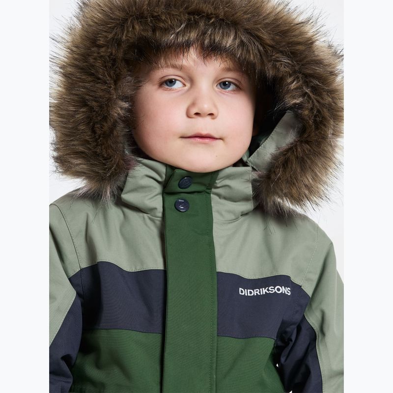 Tuta da sci Didriksons Bjärven Cover light moss per bambino 5