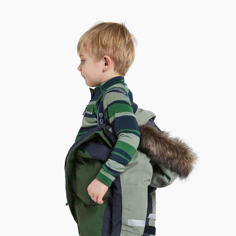 Tuta da sci Didriksons Bjärven Cover light moss per bambino 11