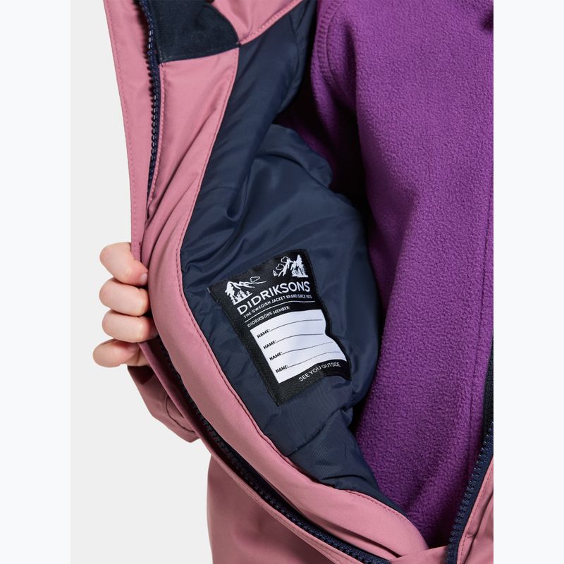 Tuta da sci Didriksons Talvi Cover rosa erica per bambini 7