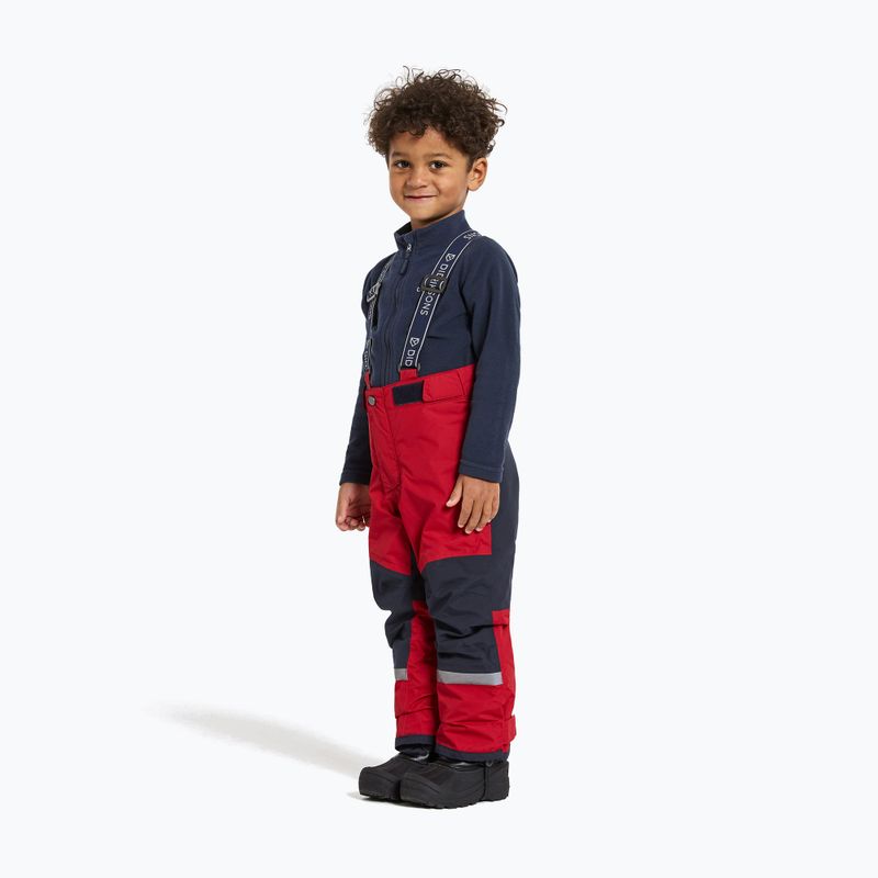 Pantaloni da sci per bambini Didriksons Idre pomme red 5