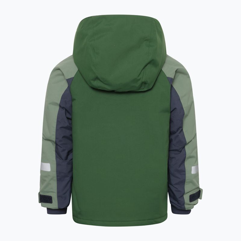 Giacca Didriksons Neptun verde pino per bambini 11