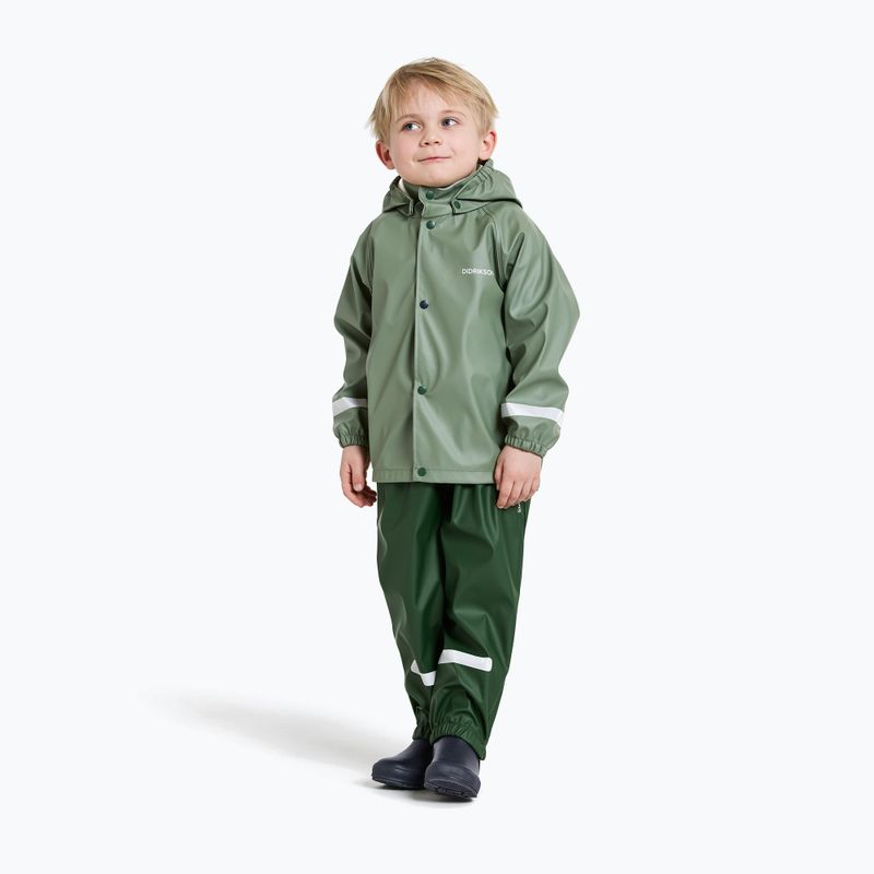 Completo antipioggia per bambini Didriksons Slaskeman light moss 5