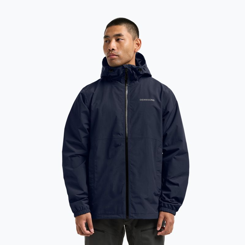 Giacca impermeabile da uomo Didriksons Dario 2 dark night blue