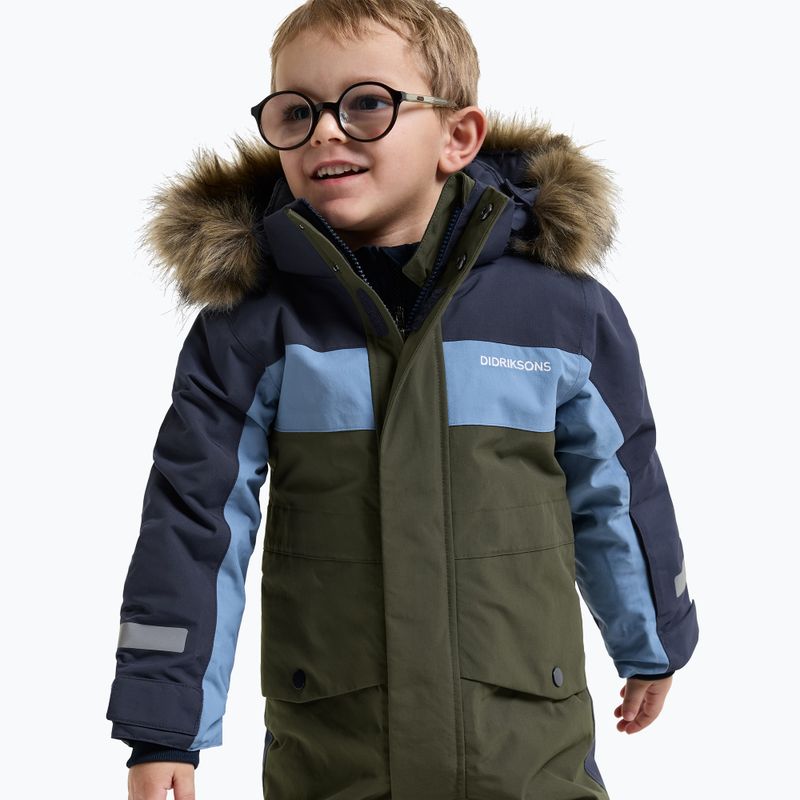Tuta da sci per bambini Didriksons Bjärven Cover 5 deep green 8