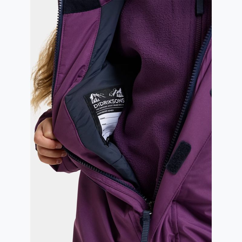 Tuta da sci per bambini Didriksons Talvi Cover 2 northern purple 7