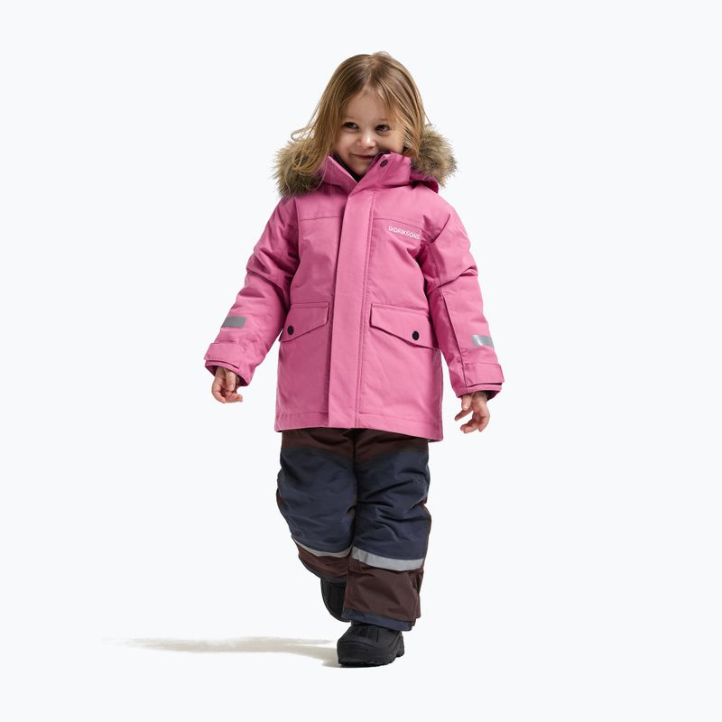 Giacca invernale per bambini Didriksons Bjärven 5 Parka heather pink 2