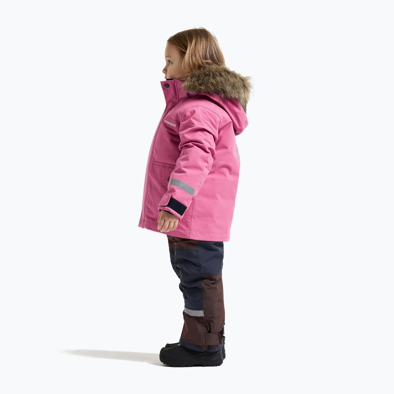Giacca invernale per bambini Didriksons Bjärven 5 Parka heather pink 4