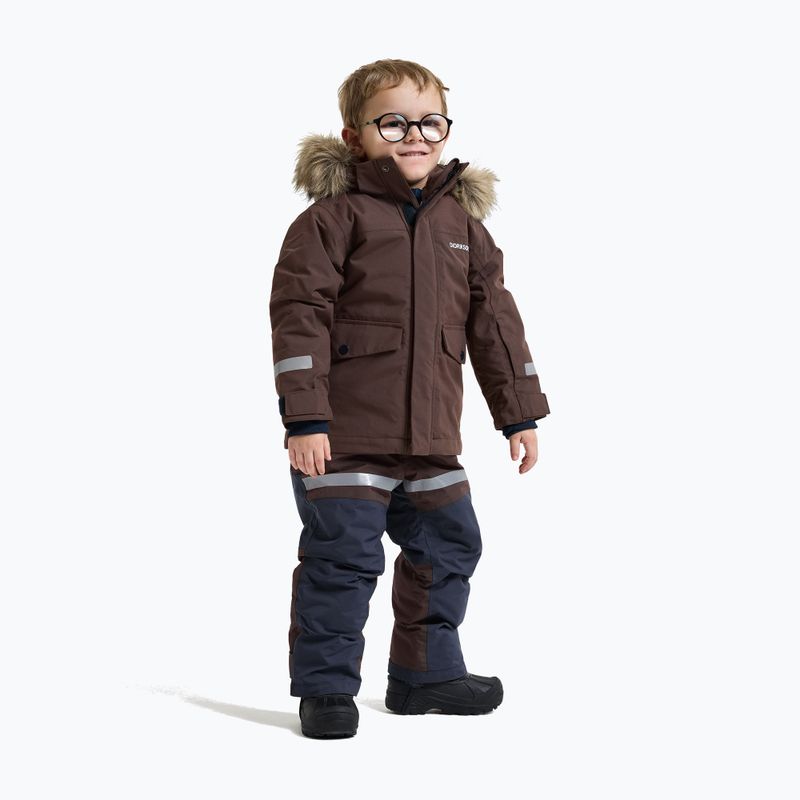 Giacca invernale per bambini Didriksons Bjärven 5 Parka shadow brown