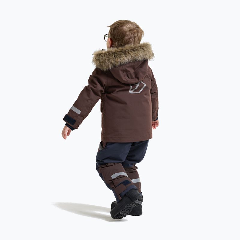 Giacca invernale per bambini Didriksons Bjärven 5 Parka shadow brown 3