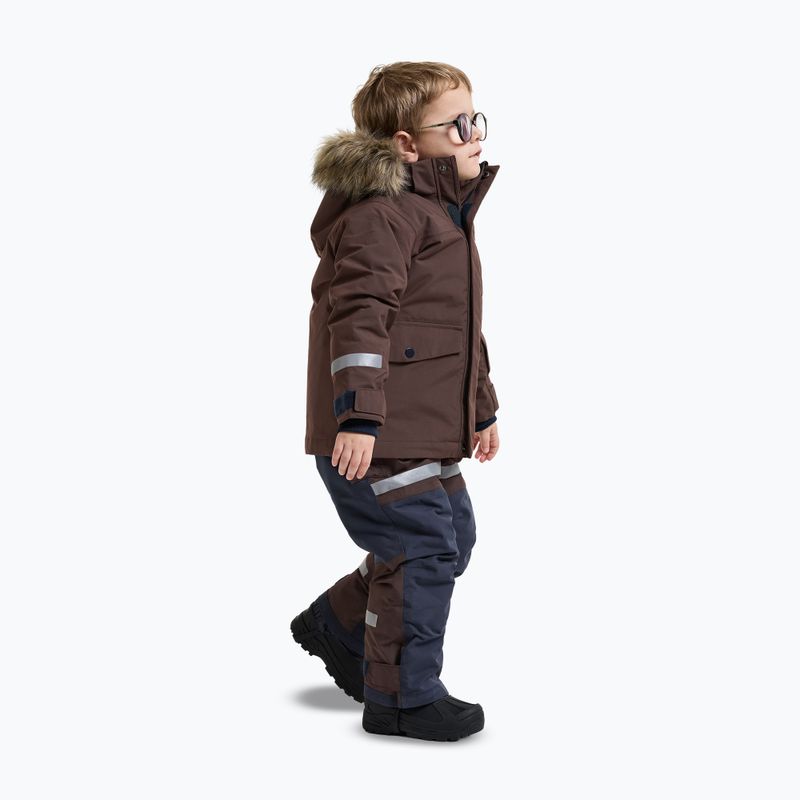 Giacca invernale per bambini Didriksons Bjärven 5 Parka shadow brown 4