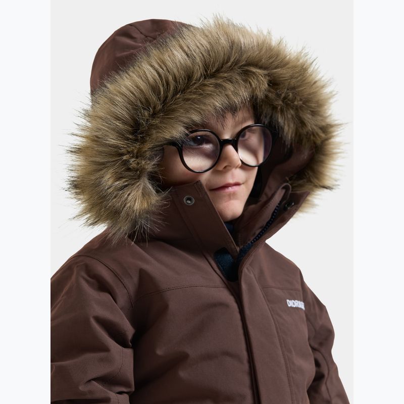 Giacca invernale per bambini Didriksons Bjärven 5 Parka shadow brown 5