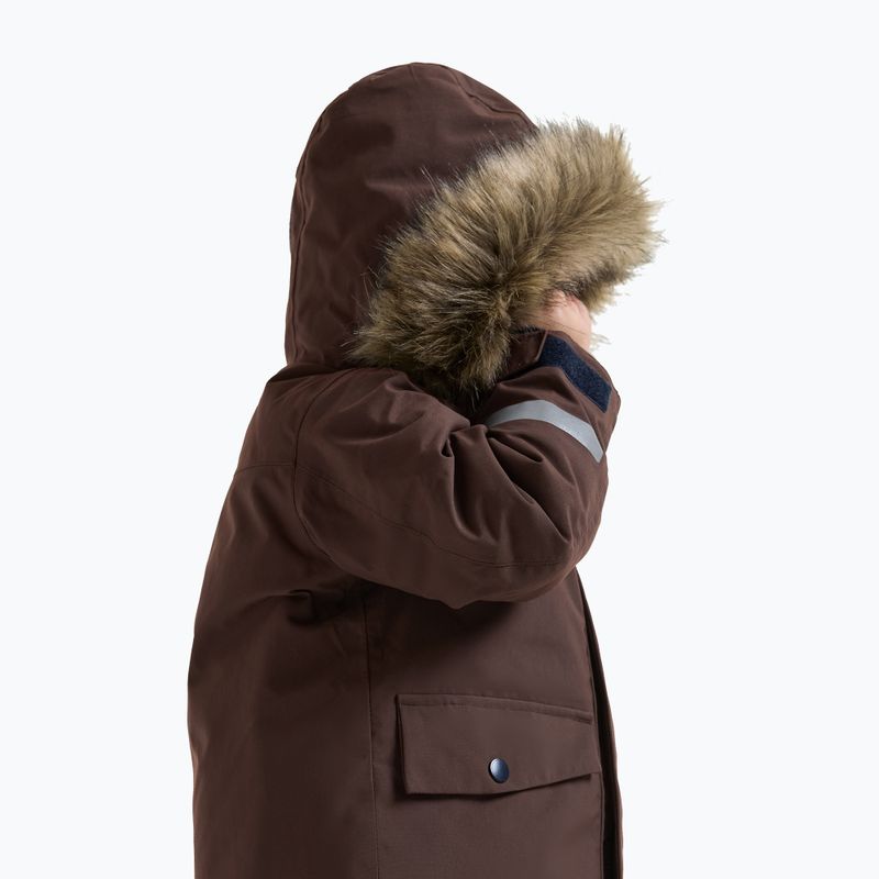 Giacca invernale per bambini Didriksons Bjärven 5 Parka shadow brown 6