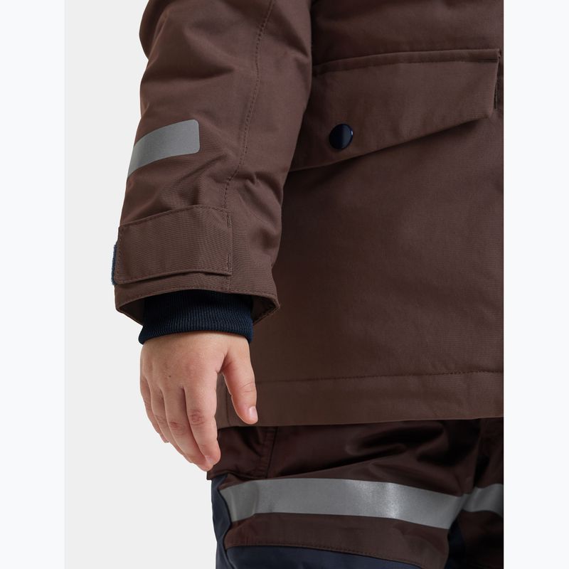 Giacca invernale per bambini Didriksons Bjärven 5 Parka shadow brown 7