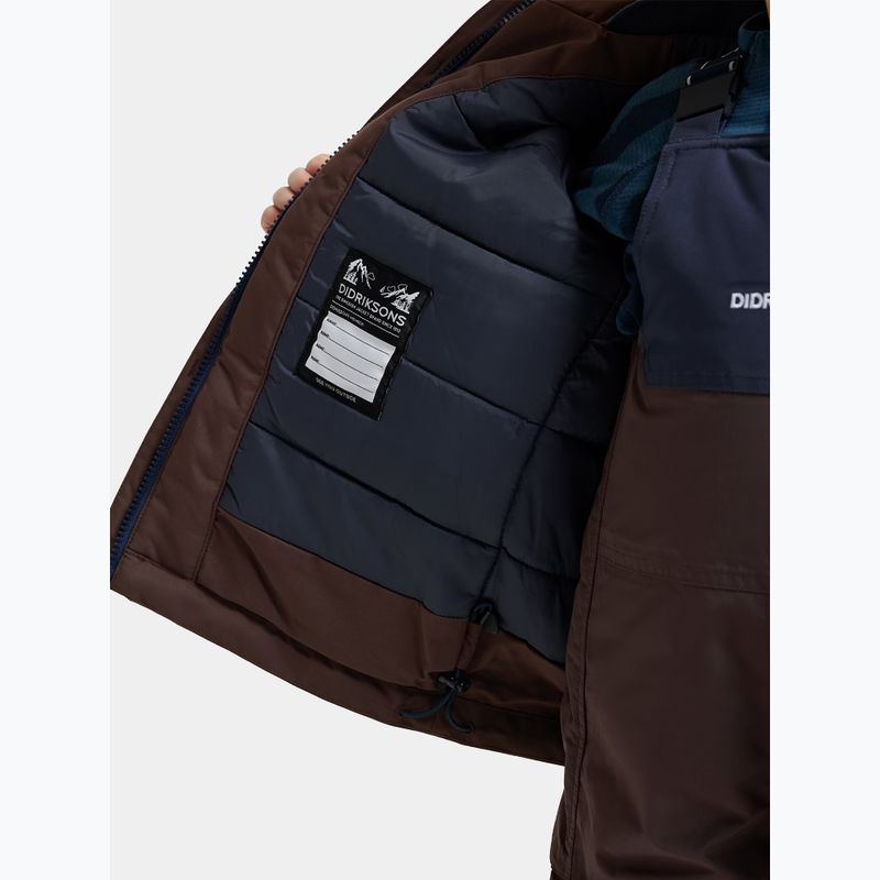 Giacca invernale per bambini Didriksons Bjärven 5 Parka shadow brown 8